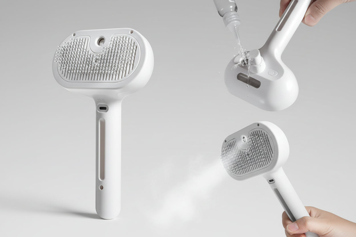 All-in-One pet Grooming Mist Brush